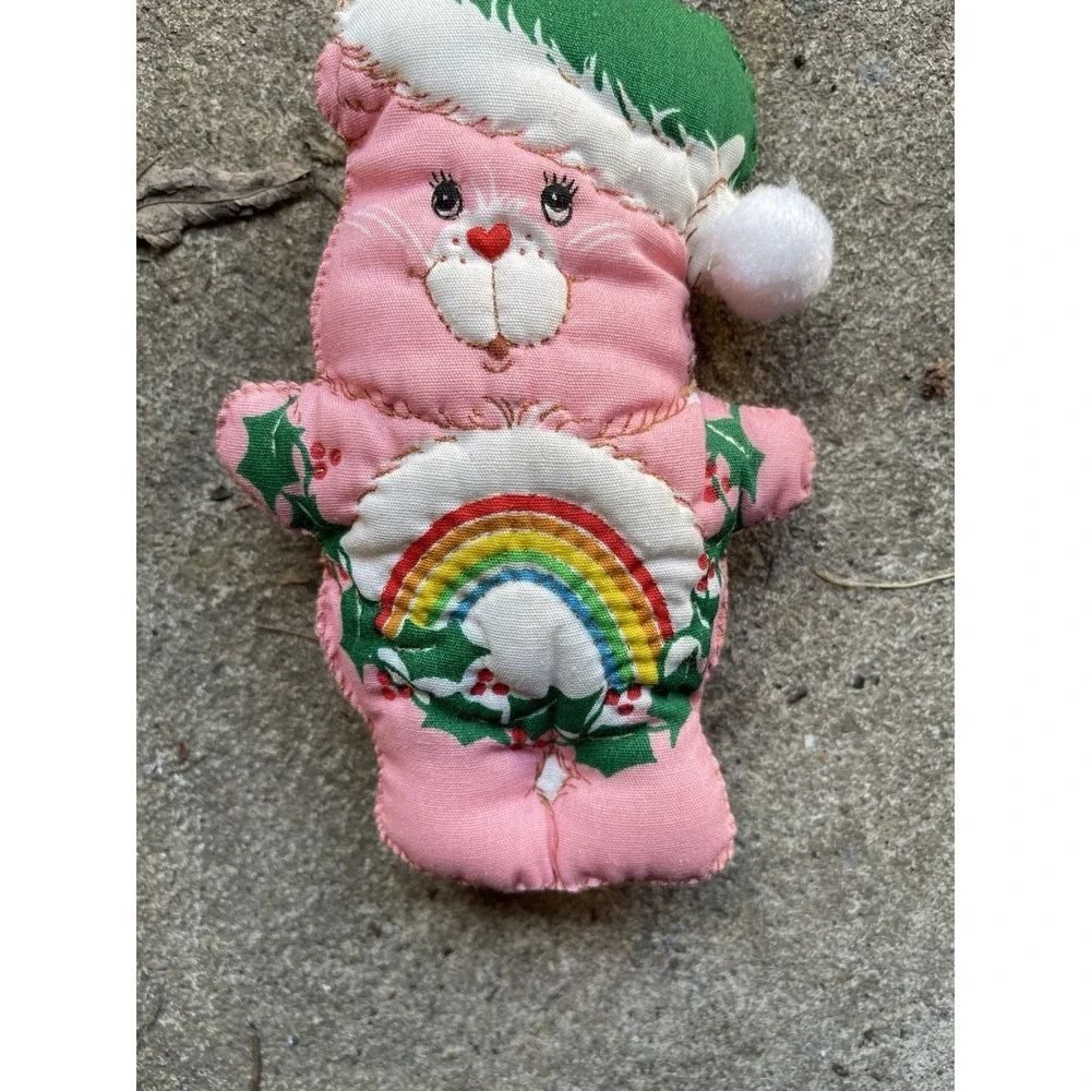 Vintage Cut And Stitch Handcrafted Christmas Carebear